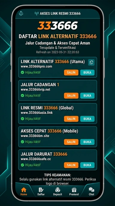 Link Alternatif 333666 untuk Pengguna Android