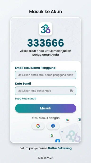 Masuk Akun 333666 dengan Mudah