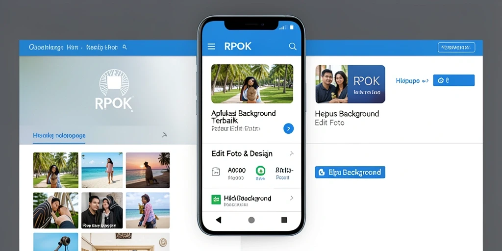 Tampilan antarmuka RPOK menampilkan fungsi Hapus Background secara jelas dan mudah diakses.