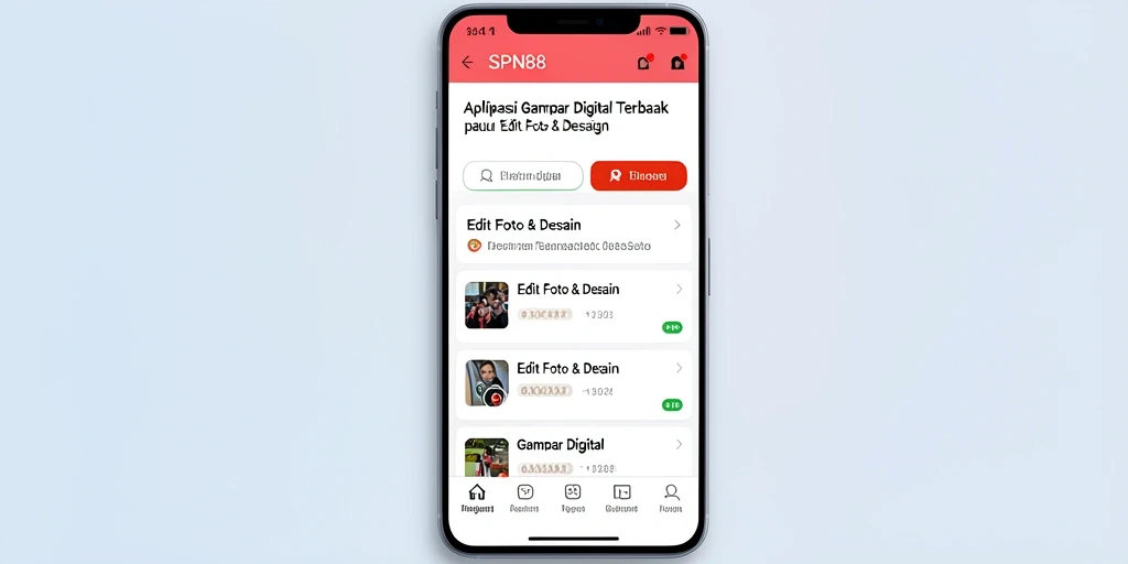 Antarmuka SPN88 menampilkan alat pengeditan yang lengkap dan mudah digunakan.